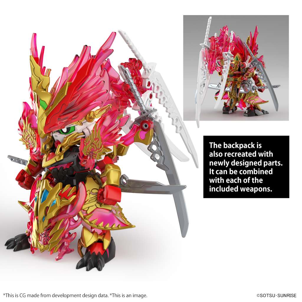 SDW Heroes Gundam Astray He Yan Xiang Hu Figur Byggsats bandai model kit gunpla