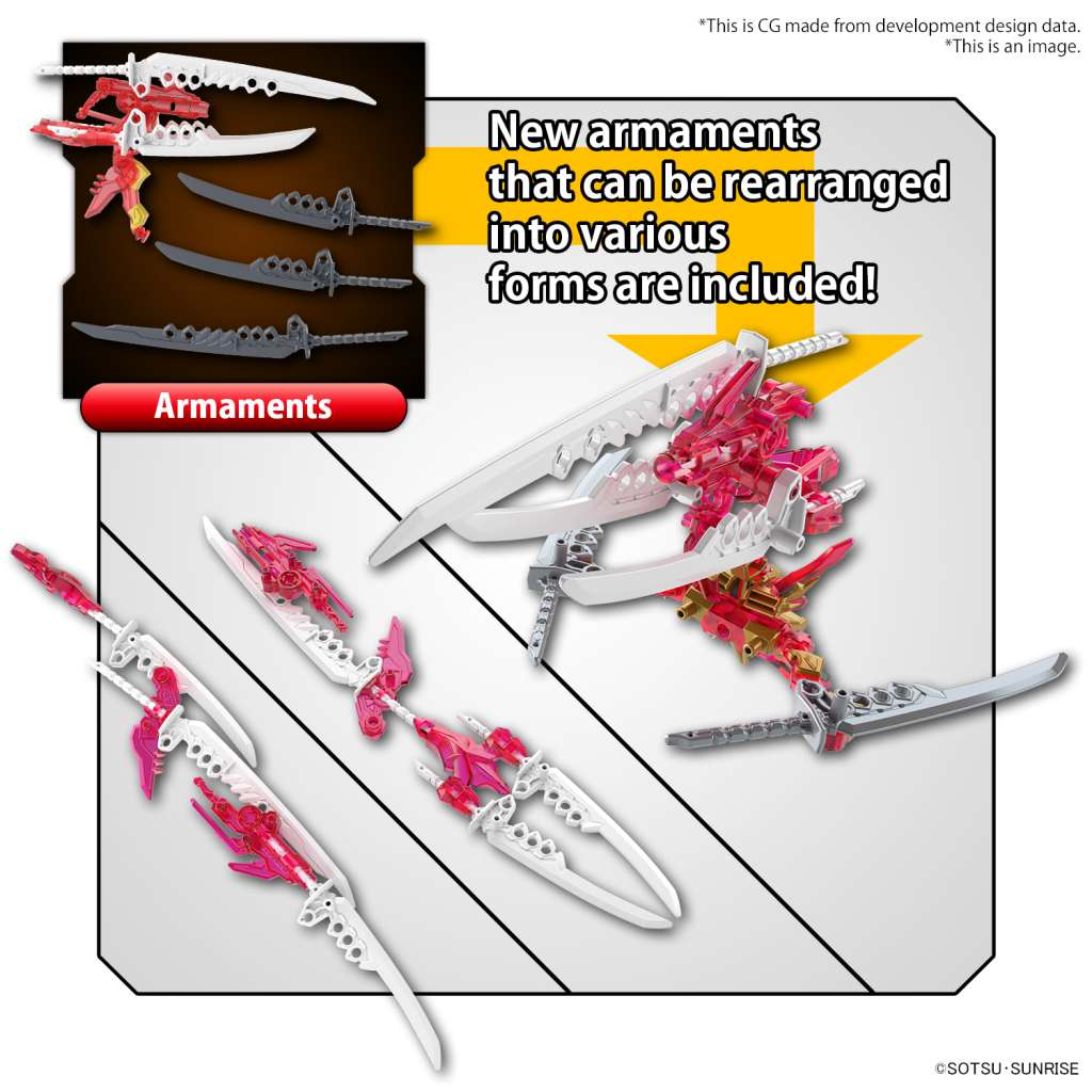 SDW Heroes Gundam Astray He Yan Xiang Hu Figur Byggsats bandai model kit gunpla