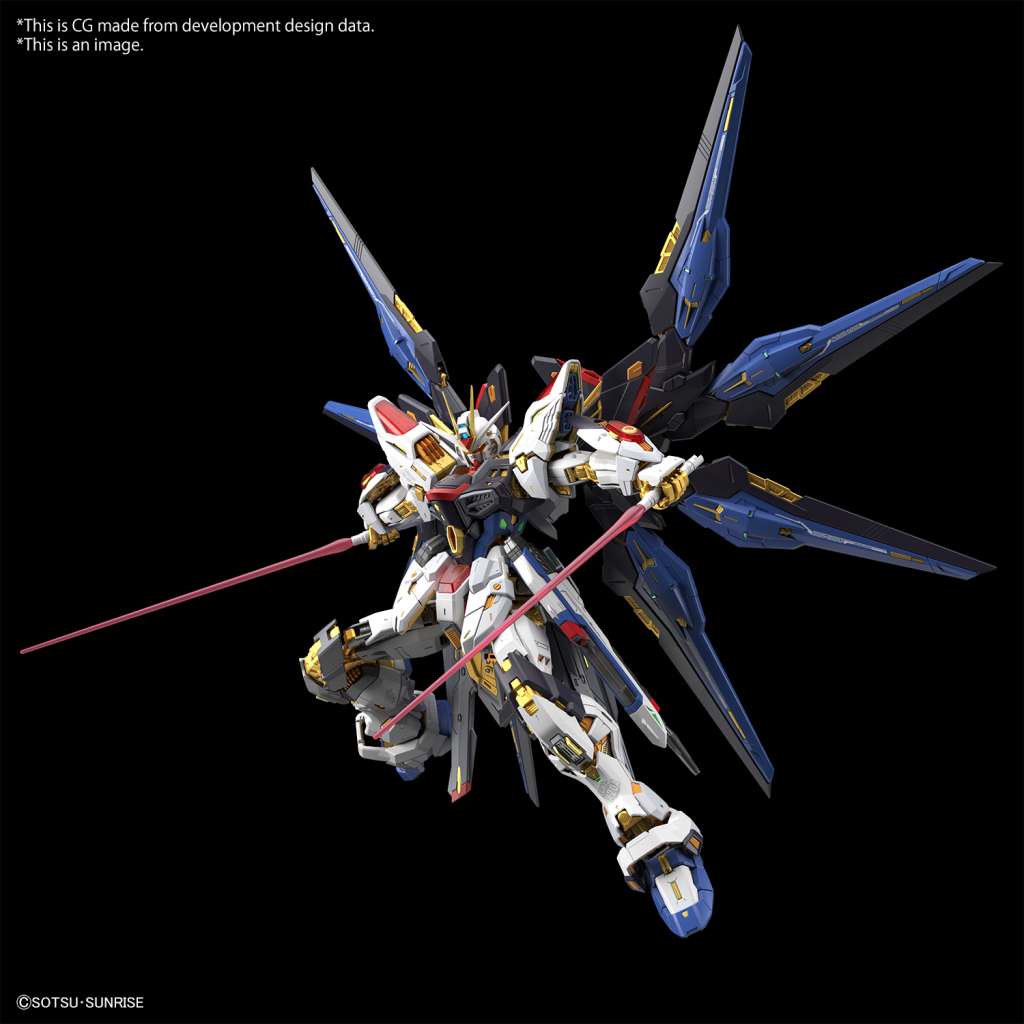 Mgex Gundam Strike Freedom 1/100 - Premium Modellbyggsats bandai model kit gunpla