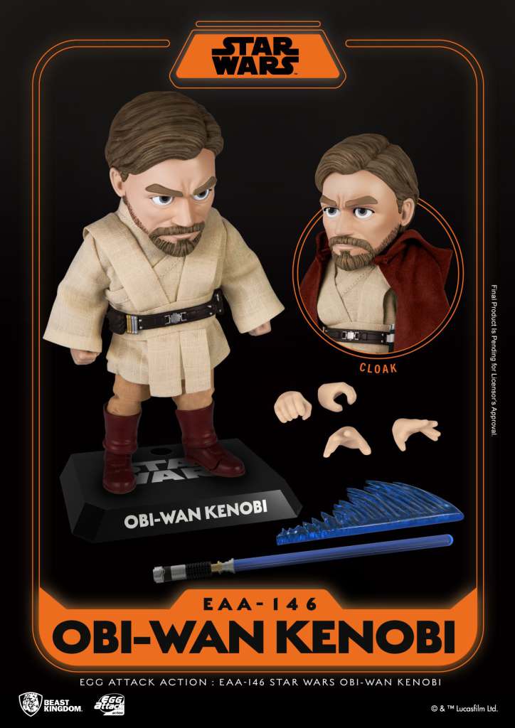 Egg Attack Act: Obi-Wan Kenobi Figur beast kingdom
