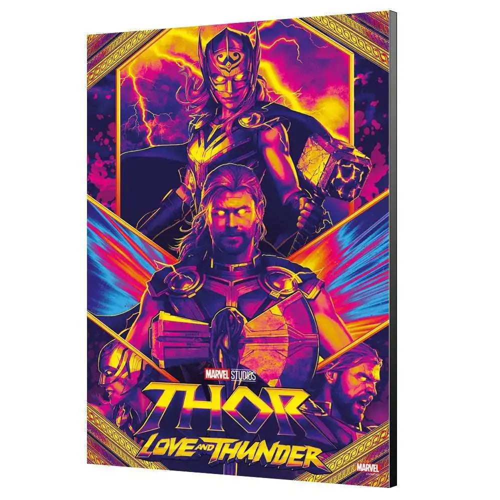 THOR LOVE AND THUNDER PURPLE WOOD PANEL
