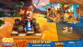 Crash Team Racing Nitro-Fueled - Crash in Kart Staty first4figures