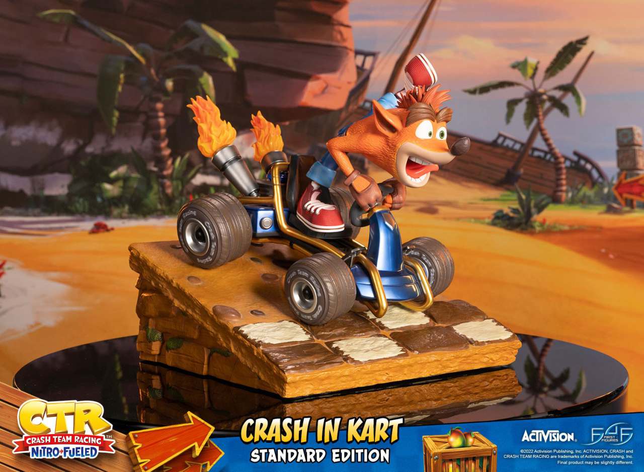 Crash Team Racing Nitro-Fueled - Crash in Kart Staty first4figures