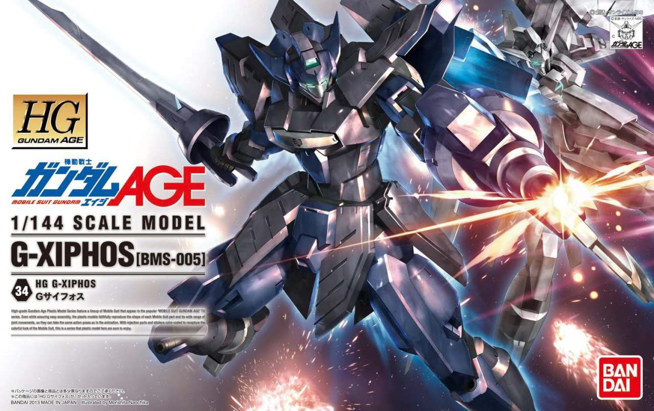 Hg g-xiphos 1/44 - Precision och Kvalitet bandai model kit gunpla