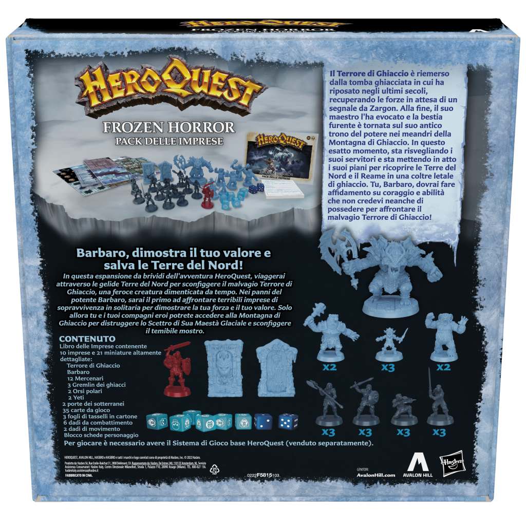 Heroquest Frozen Horror - Edizione Ita hasbro