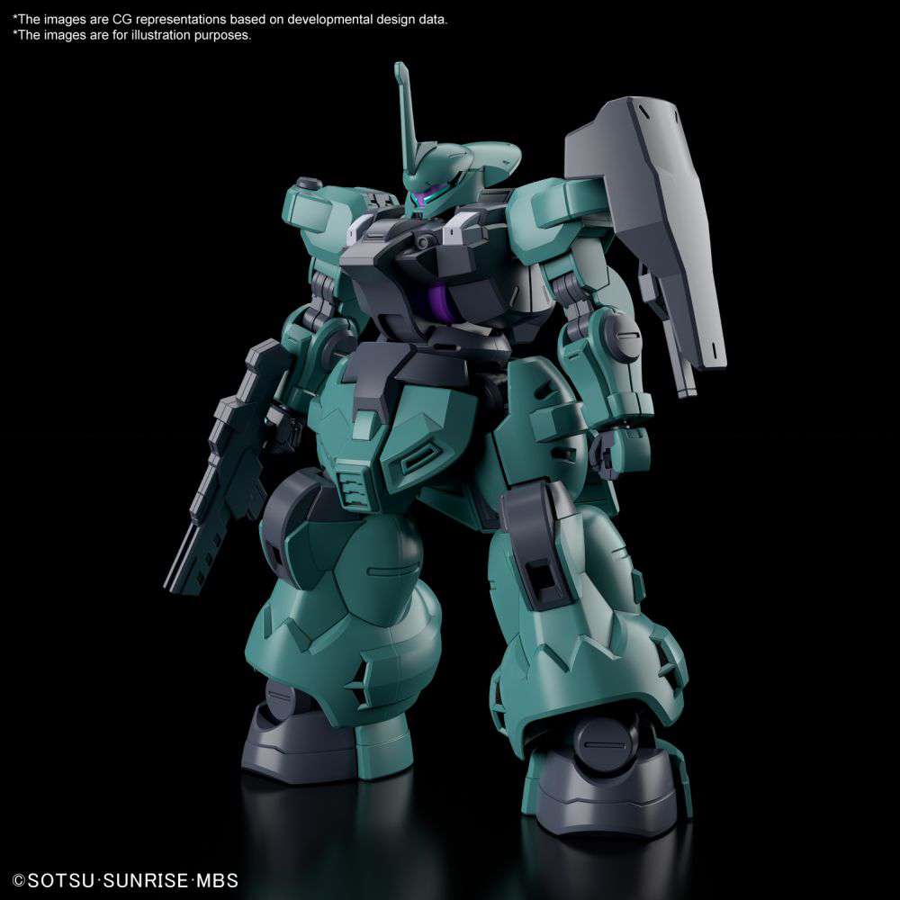 Hg Dilanza Standard Type/Lauda 1/144 – Professionell Modellbyggsats bandai model kit gunpla