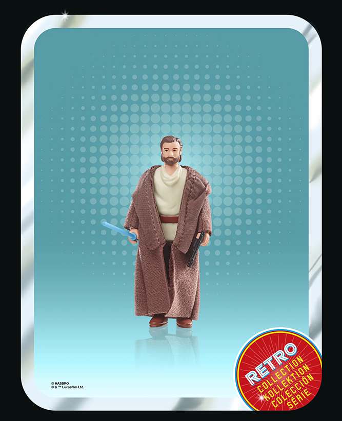 Star Wars Retro Obi-Wan Kenobi (Wandering Jedi) Actionfigur hasbro