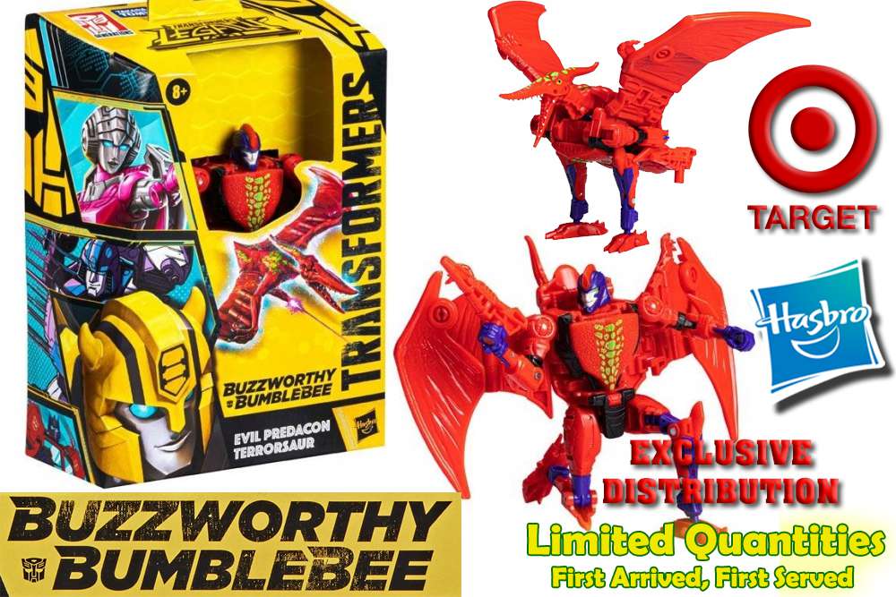 Transformers Generation Legacy Buzzworthy Bumblebee Evil Predacon Terrorsaur Limited Edition Action Figure hasbro