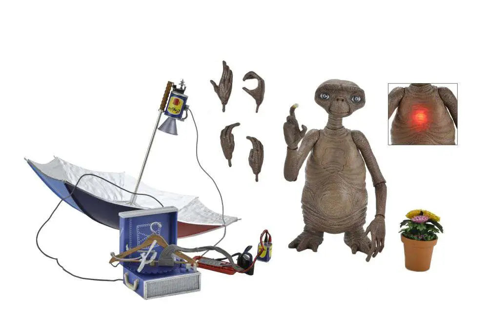 E.t. 40-årsjubileums Deluxe LED-bröst Actionfigur