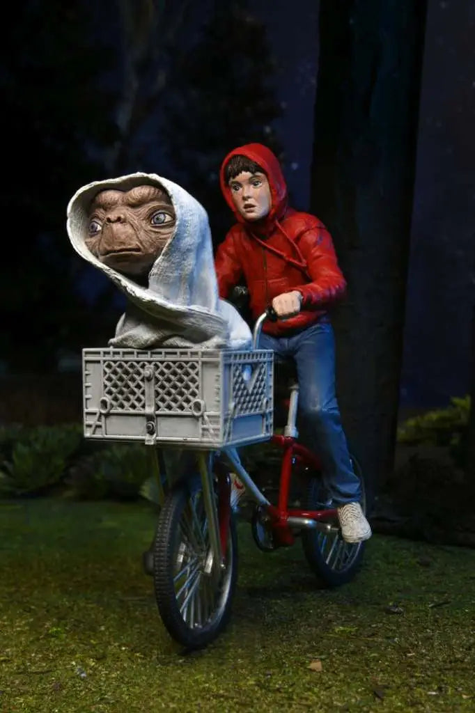 E.T. 40-årsjubileum Elliott och E.T. på cykel