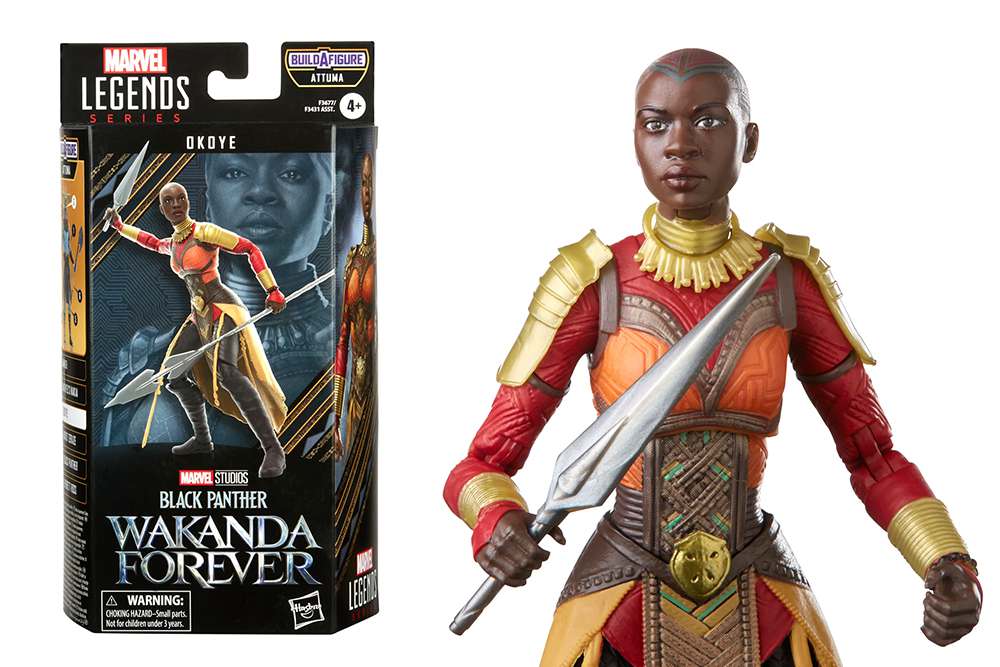 Marvel Legends Black Panther 2 Attuma Series Okoye Actionfigur hasbro