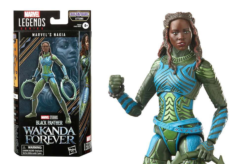 Marvel Legends Black Panther 2 Attuma Nakia Action Figure hasbro