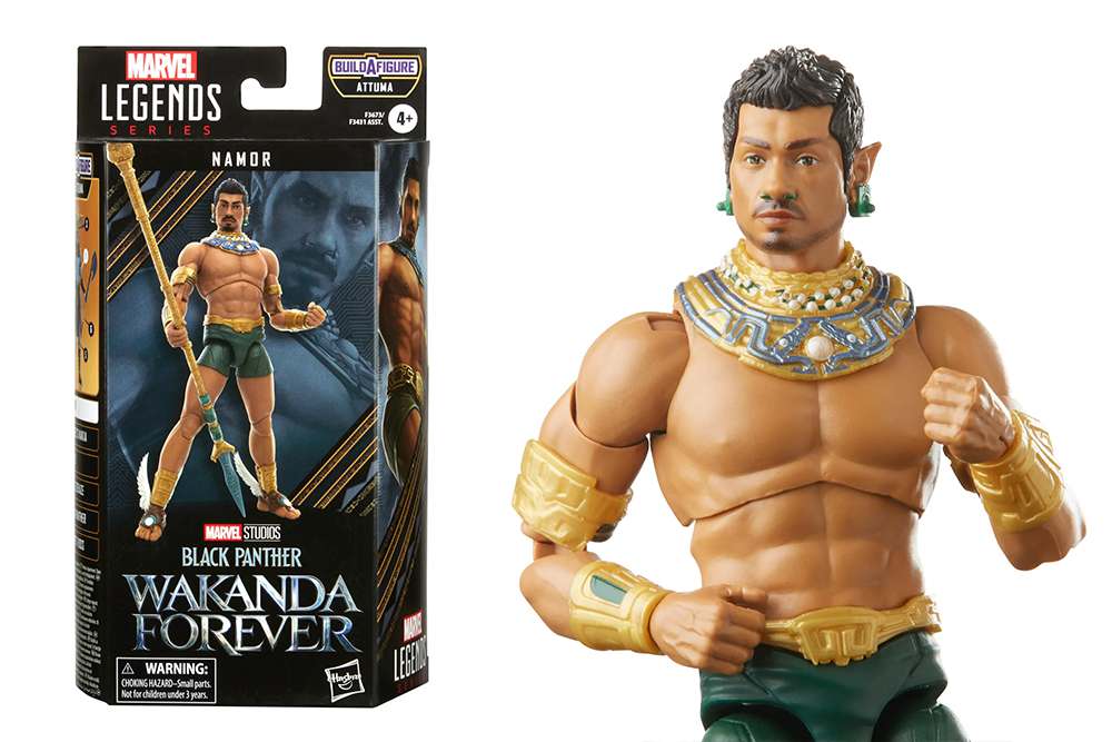 Marvel Legends Black Panther 2 Attuma Series Namor Action Figure hasbro