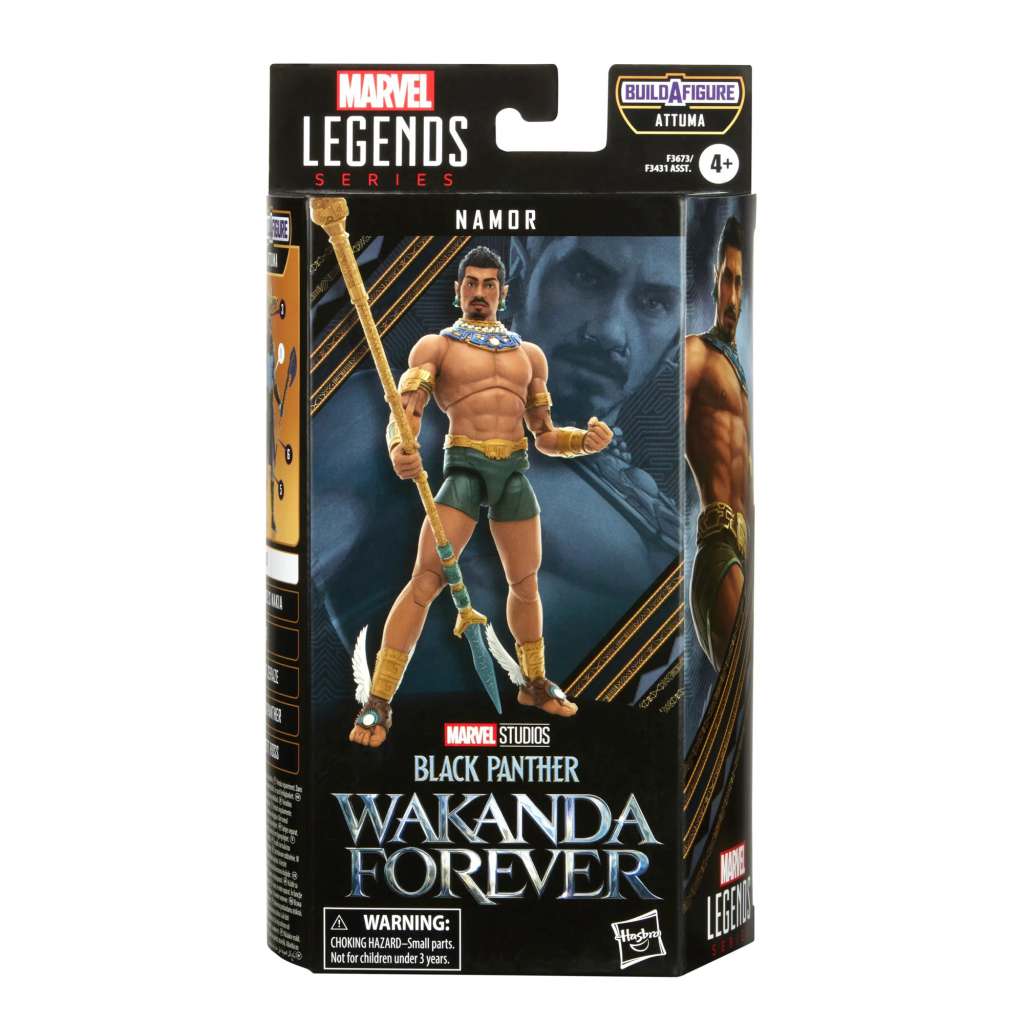 Marvel Legends Black Panther 2 Attuma Series Namor Action Figure hasbro
