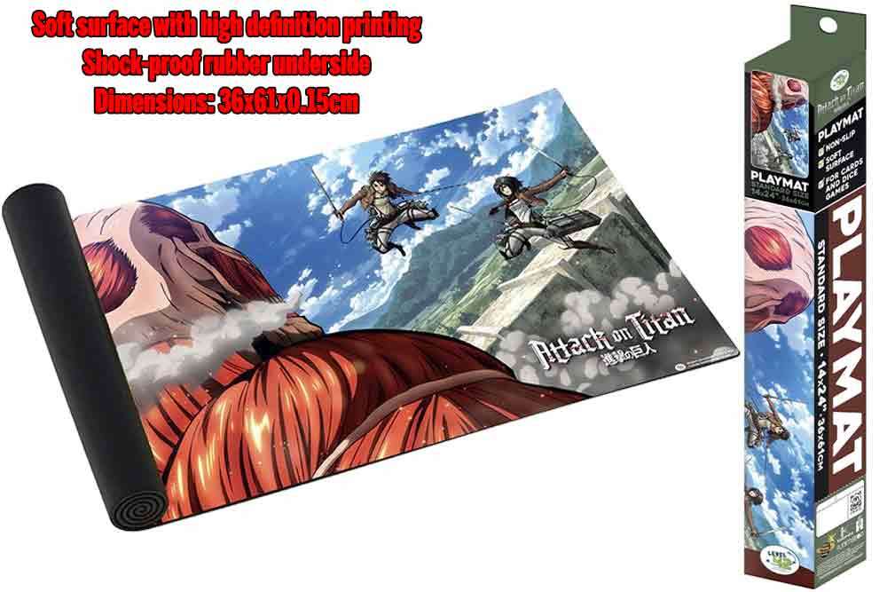 Attack on Titan Spelmatta - Colossus Titan don t panic games