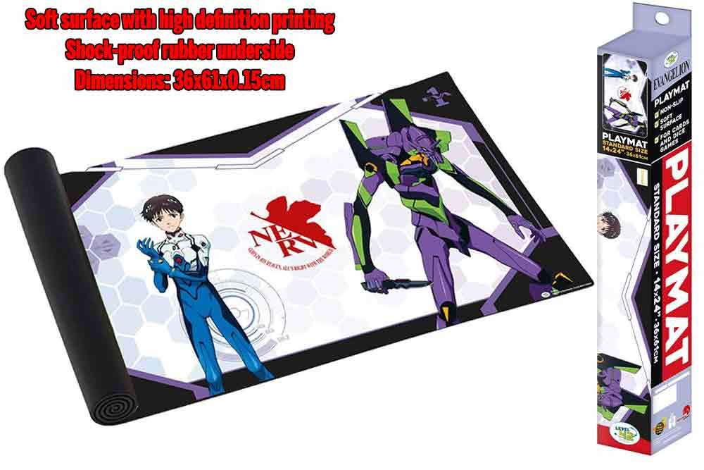 Neon Genesis Evangelion Playmat EVA 01 don t panic games