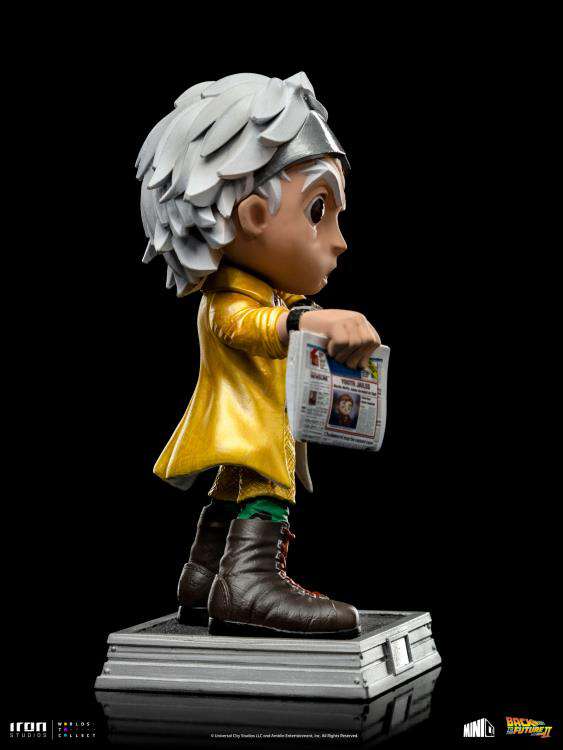 Back to the Future Doctor Brown Mini Co Figur iron studios