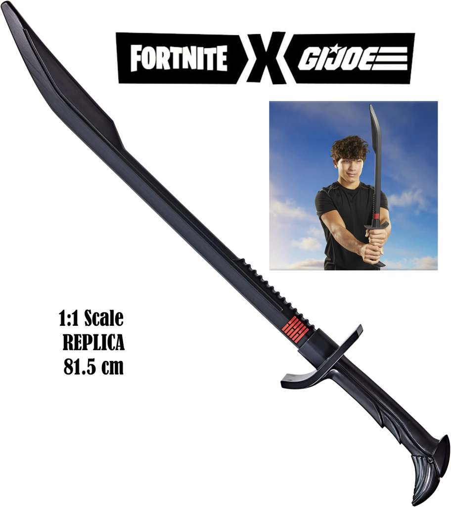 Fortnite G.I. Joe Snake Eyes Katana Replika hasbro