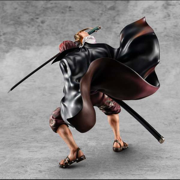 One piece pop röd håret Shanks Figur