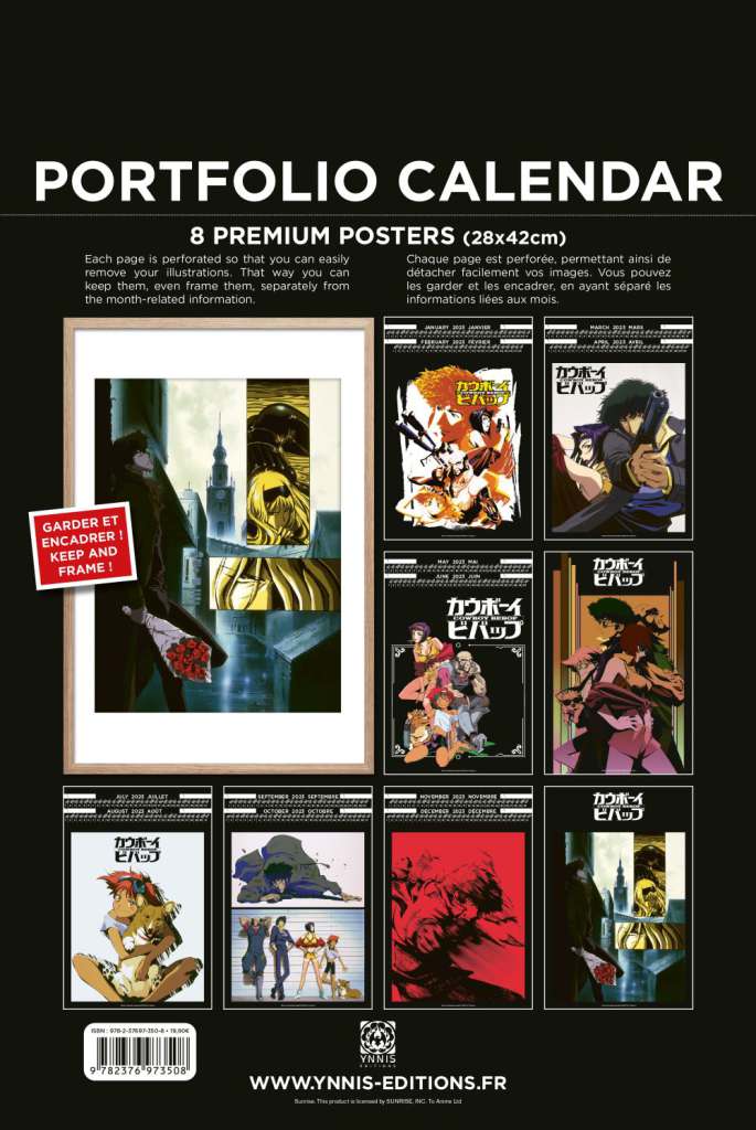 Cowboy Bebop 2023 Kalender don t panic games
