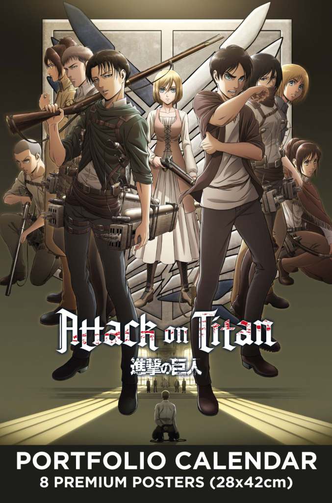 Attack on Titan 2023 Kalender don t panic games