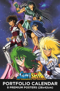 Saint Seiya 2023 Kalender - Lyxig och Stor - Robotto