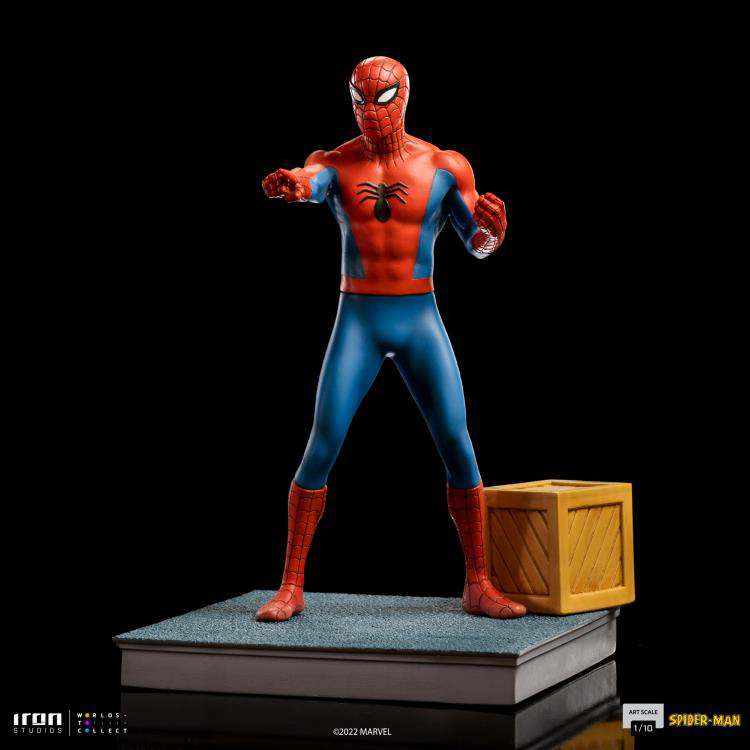 Spider-Man Animated 60s 1/10 Statue iron studios