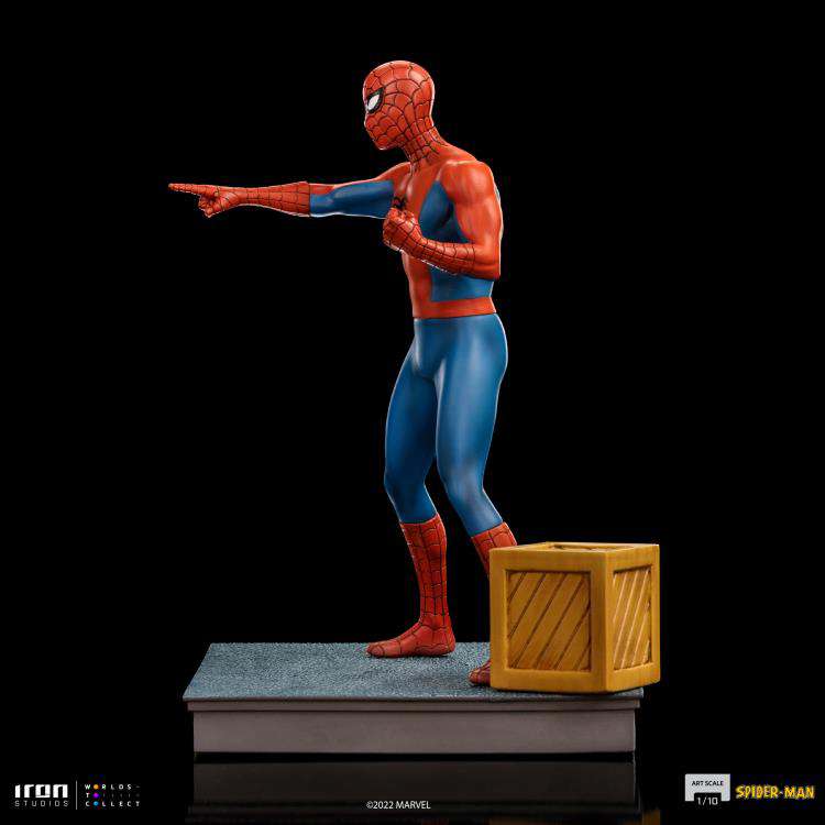 Spider-Man Animated 60s 1/10 Statue iron studios
