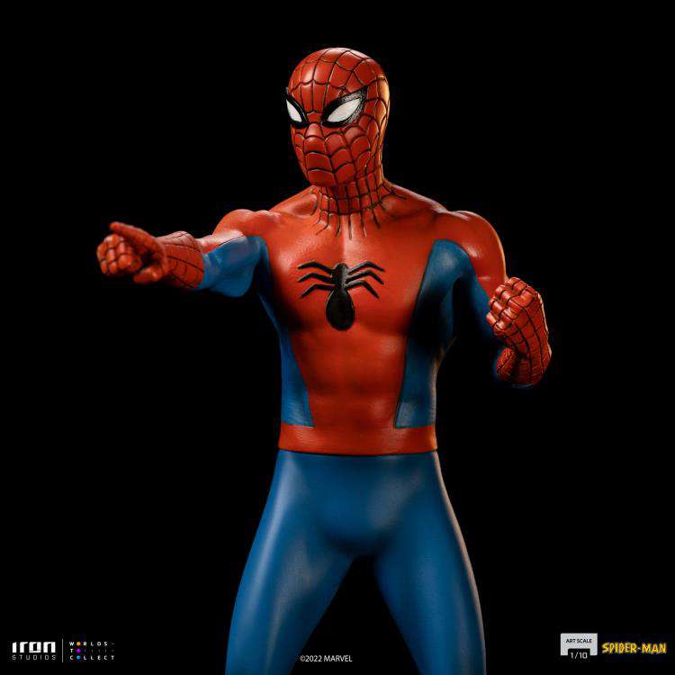 Spider-Man Animated 60s 1/10 Statue iron studios