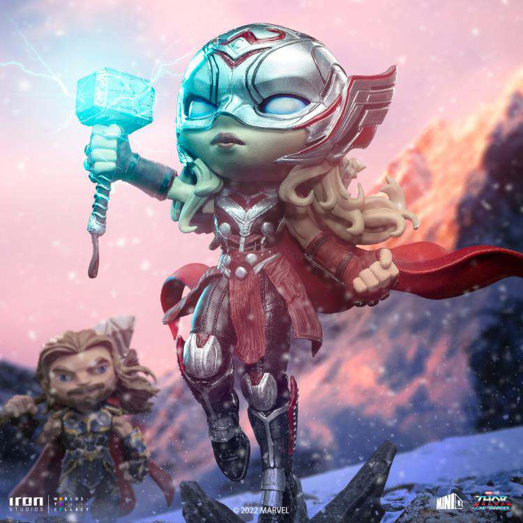 Mighty Thor Jane Foster MiniCo Figur från Thor: Love and Thunder iron studios