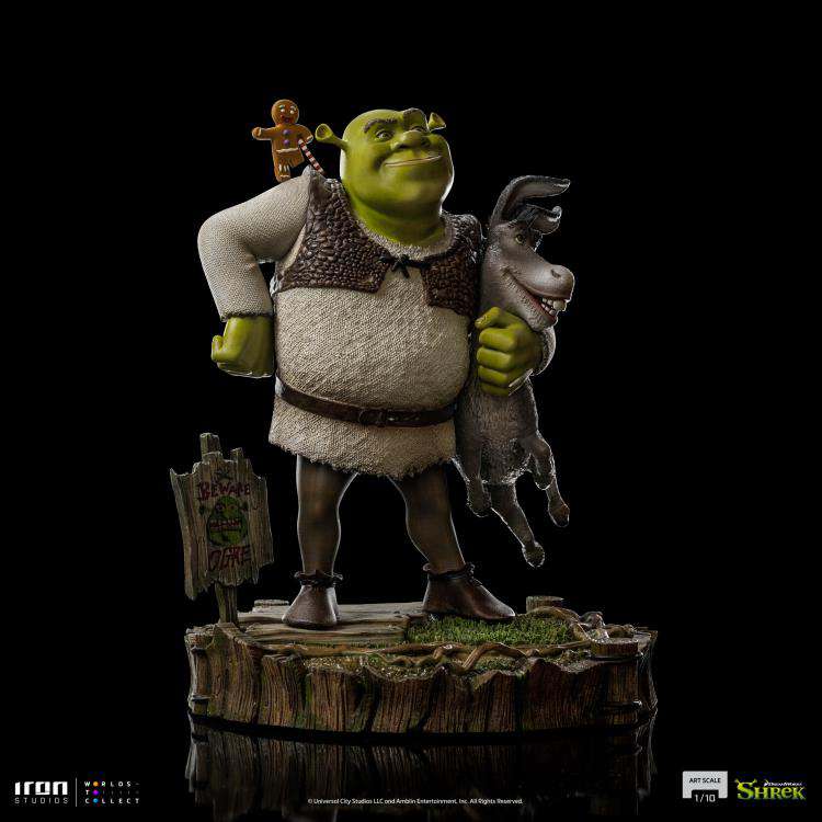 Shrek och Donkey 1/10 Staty iron studios