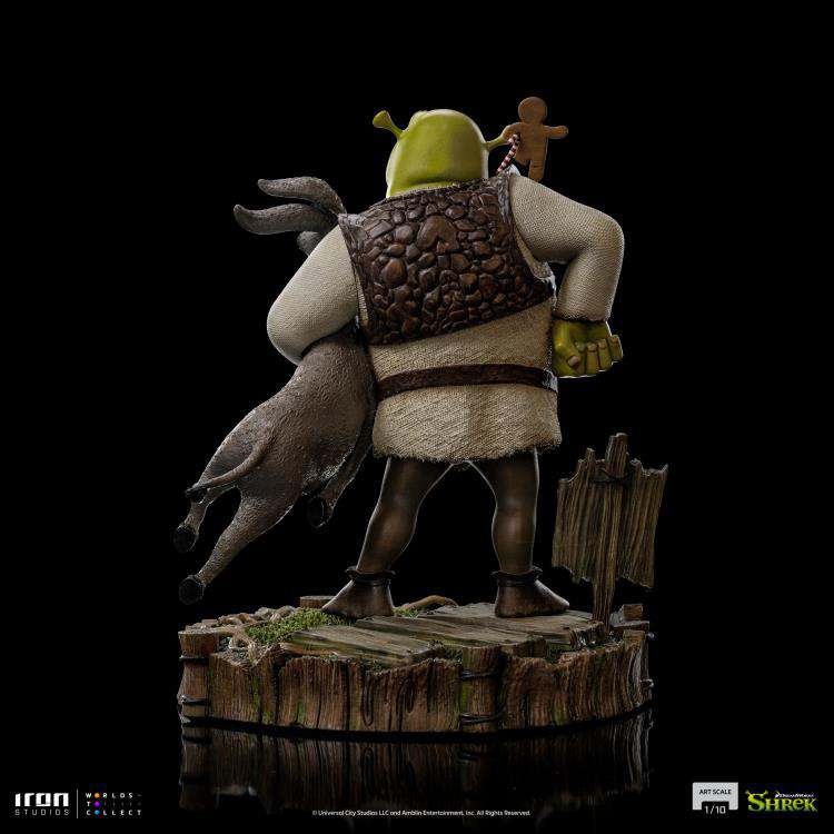 Shrek och Donkey 1/10 Staty iron studios