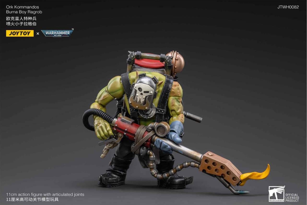 WH40K Ork Kommandos Burna Boy Ragrob Figur joytoy