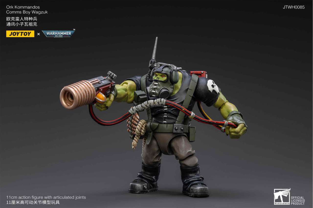 WH40K Ork Kommandos Comms Boy Wagzuk Figur joytoy