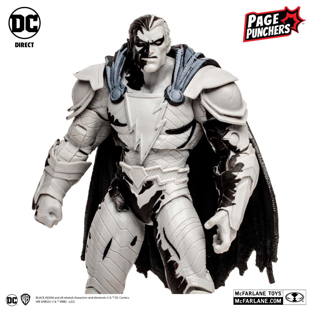 DC Page Punchers Black Adam Line Art Figur mcfarlane toys