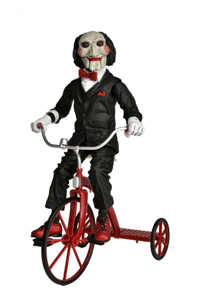 Saw Puppet Riding Tricycle Ljudfigur 12" neca