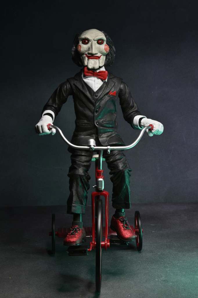 Saw Puppet Riding Tricycle Ljudfigur 12" neca