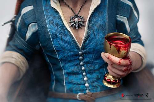 Witcher 3 Wild Hunt Geralt 1/6 Staty pure arts