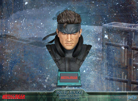 Metal Gear Solidsolid snake scaled bust