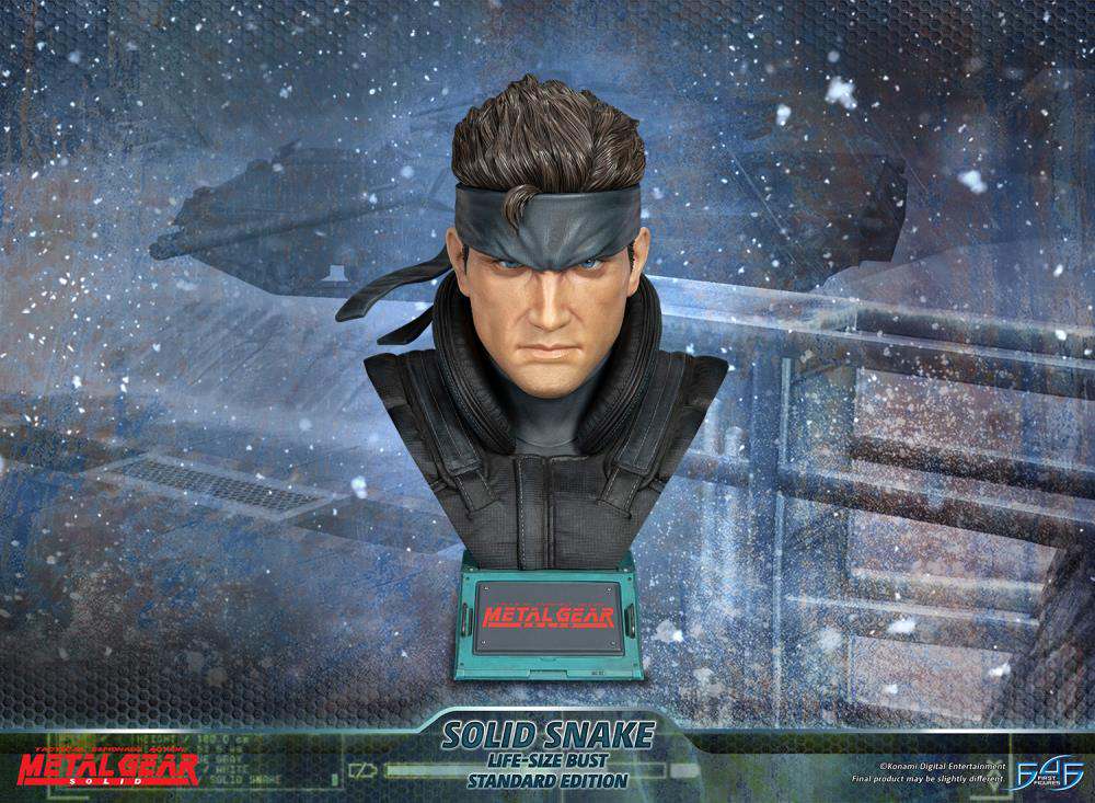 Solid Snake Livsstorlek Bust - 56 cm first4figures