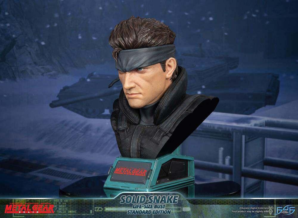 Solid Snake Livsstorlek Bust - 56 cm - Robotto