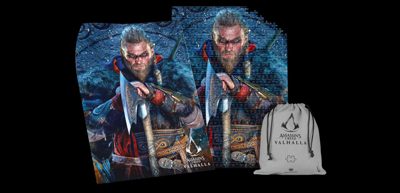 Assassin's Creed Valhalla: Eivor - Premium Edition Jigsaw Puzzle 1000 Bitar cenega