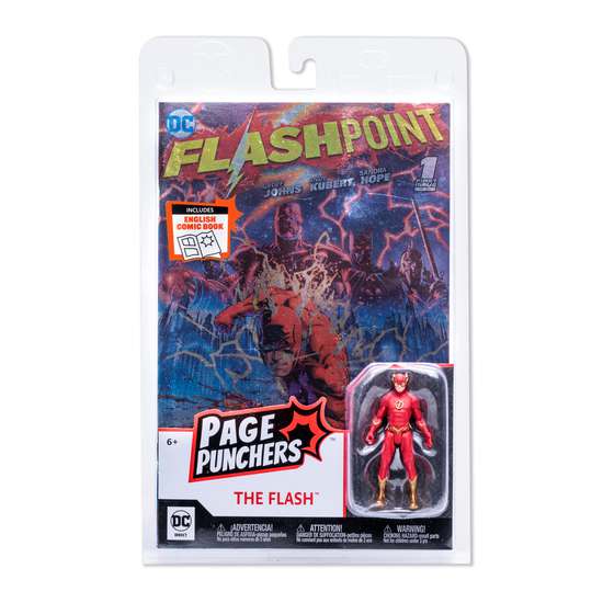 DC Page Punch Flash 3in Comic Metal Cvr mcfarlane toys