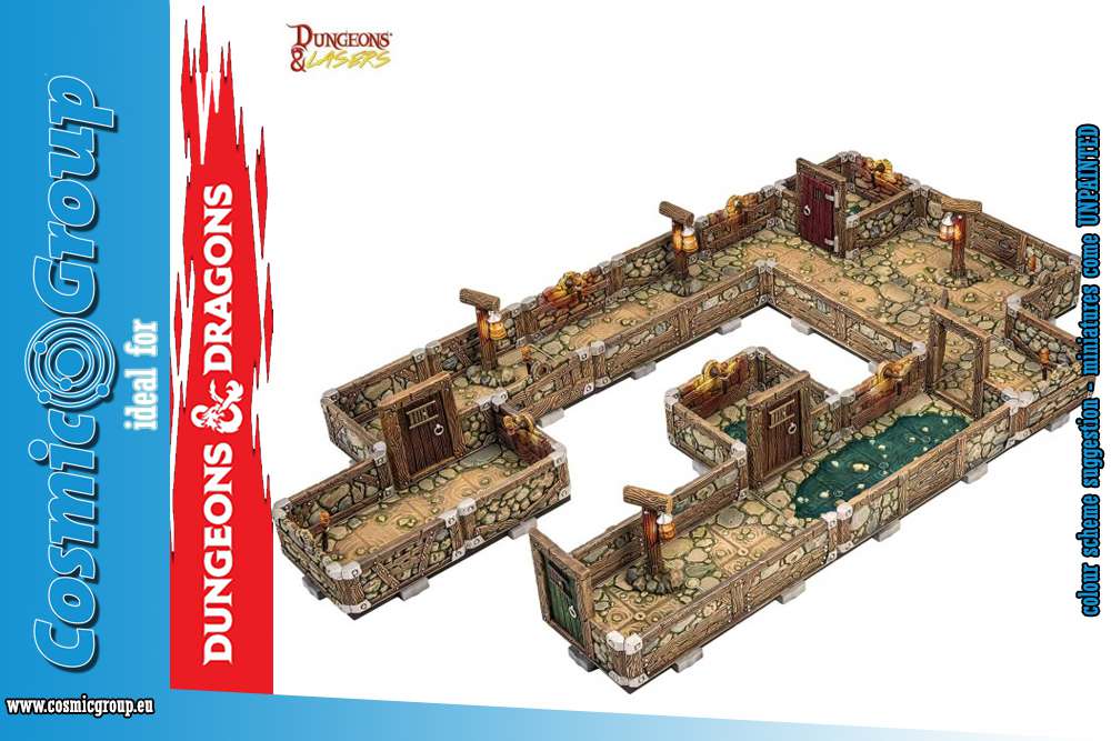 Dungeons & Lasers Dvärggruva Väggar archon games