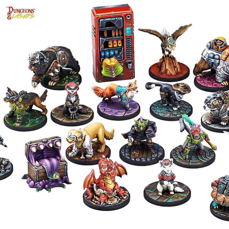 Dungeons & Lasers: Animal Companions Miniatures Set archon games