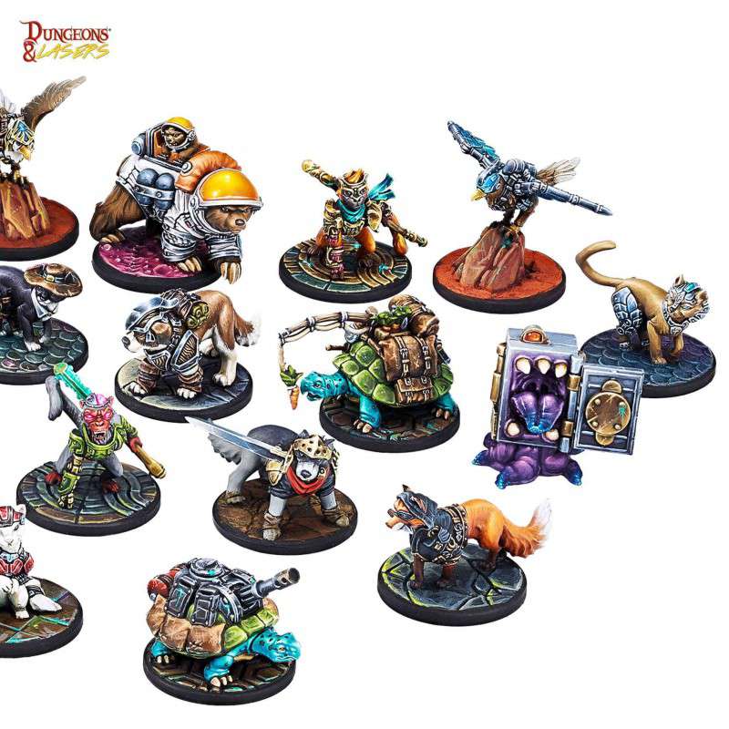 Dungeons & Lasers: Animal Companions Miniatures Set archon games