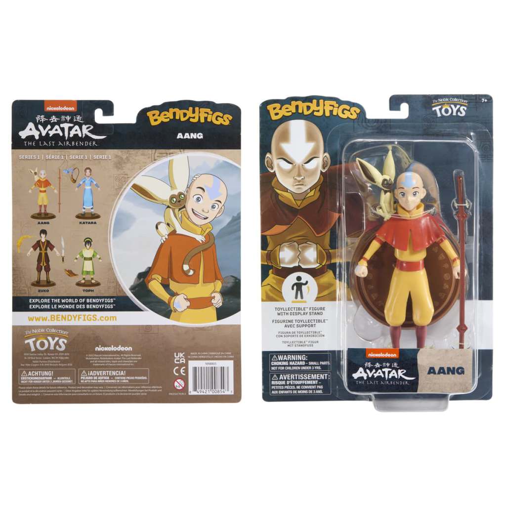 Avatar: The Last Airbender Aang Bendyfig - Flexibel Figur av Aang noble collections
