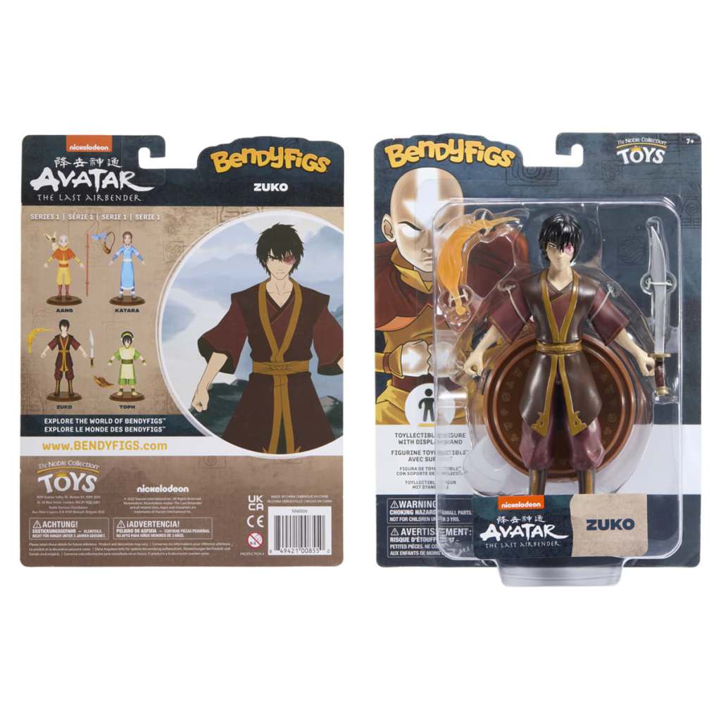 Avatar: The Last Airbender Zuko Bendyfig noble collections