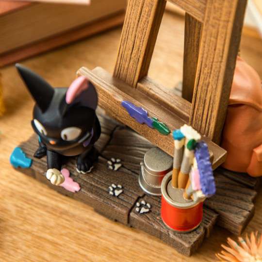Kiki Leverans Jiji Easel Diorama & Kalender studio ghibli