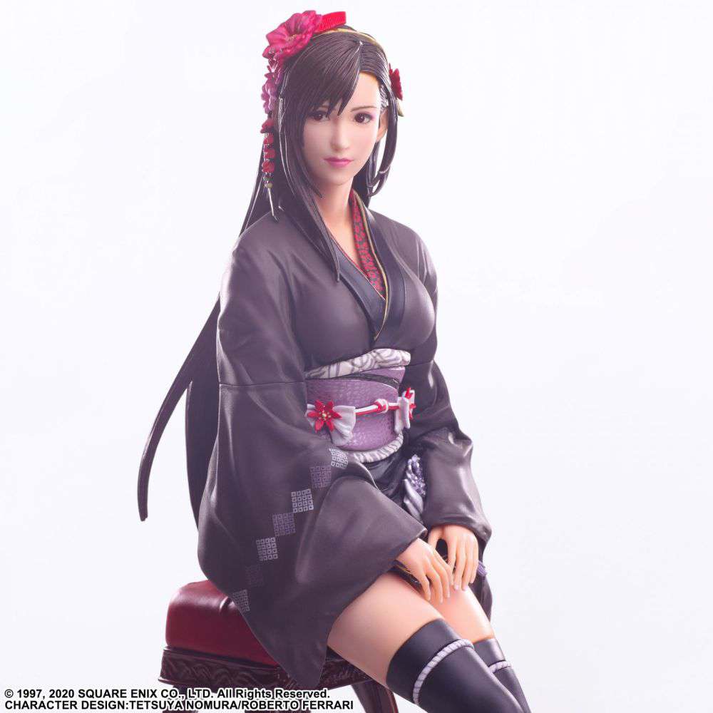 Final Fantasy VII Remake Tifa Exotic Dress Staty square enix
